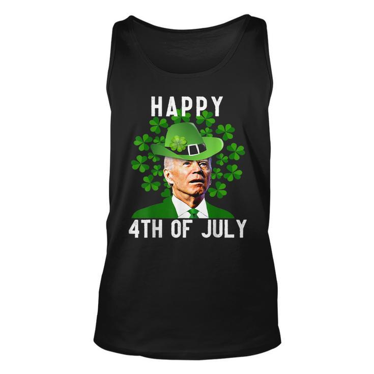 Happy 4Th Of July Confused Funny Joe Biden St Patricks Day  V3 Unisex Tank Top