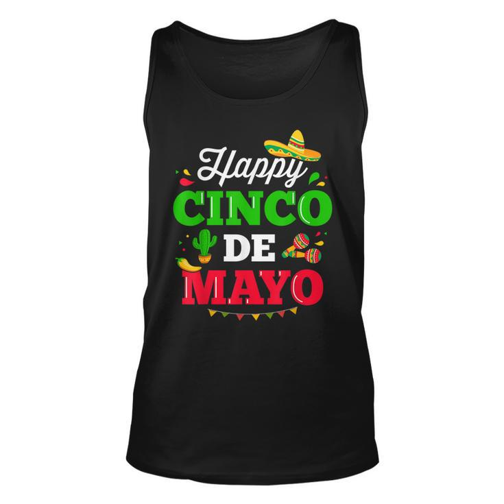 Happy Cinco De Mayo For Mexican Fiesta Costume  Unisex Tank Top