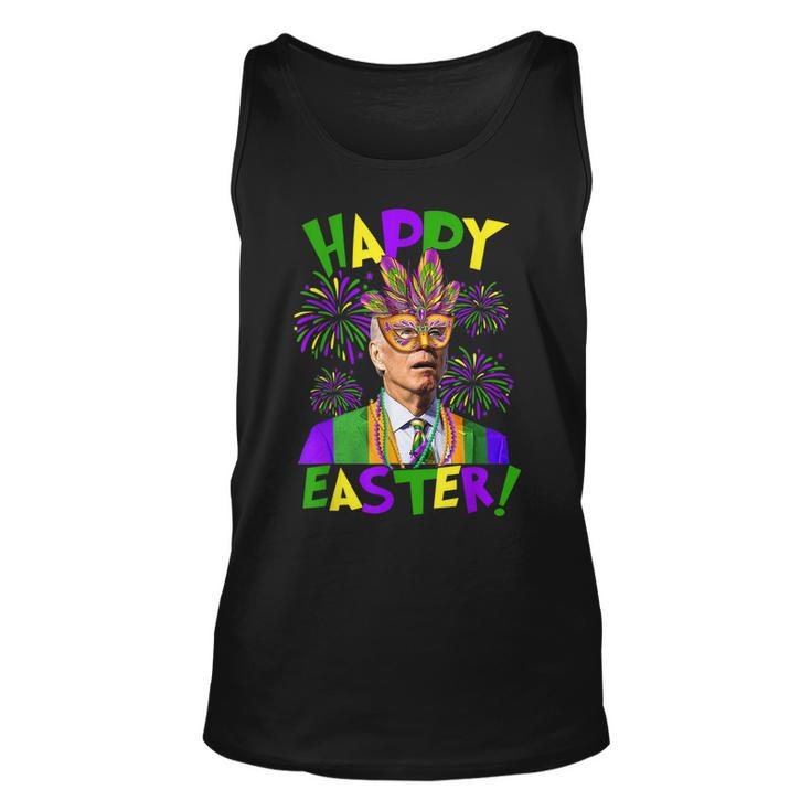 Happy Easter Confused Funny Joe Biden Mardi Flag Costume  V2 Unisex Tank Top