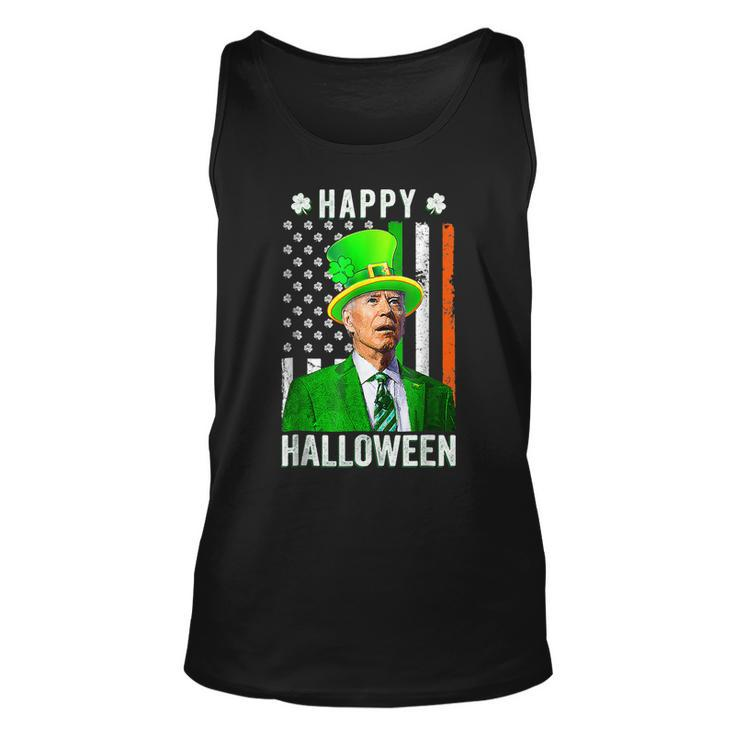 Happy Halloween Joe Biden St Patricks Day Leprechaun Hat  Unisex Tank Top