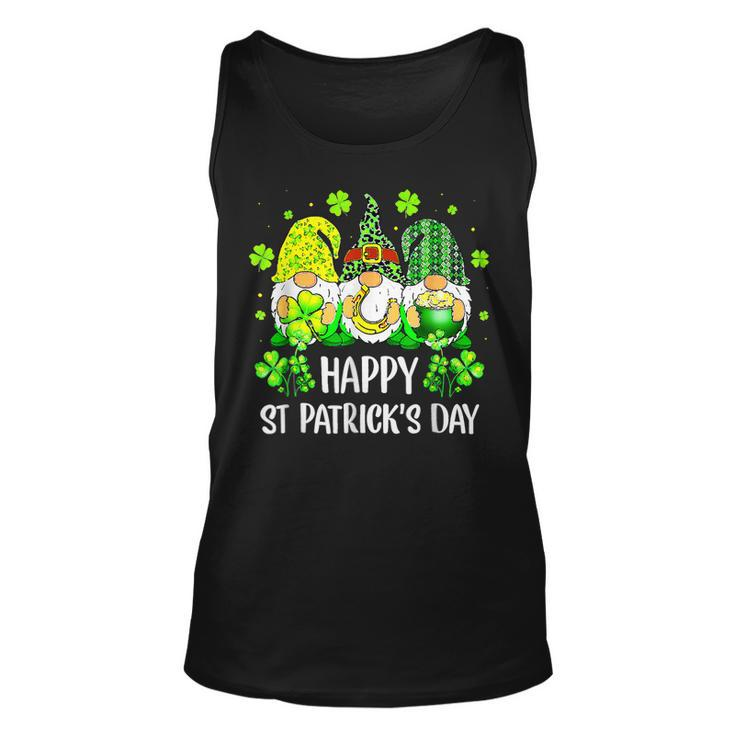 Happy St Patricks Day Irish Shamrock Love Lucky Leaf  Unisex Tank Top