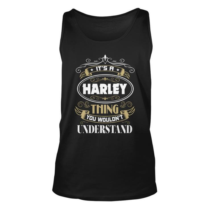Harley Thing You Wouldnt Understand Family Name  V2 Unisex Tank Top