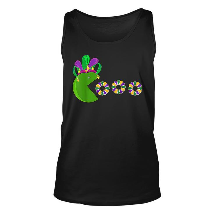 Hat Eating King Cakes Funny Mardi Gras New Orleans Carnival  Unisex Tank Top