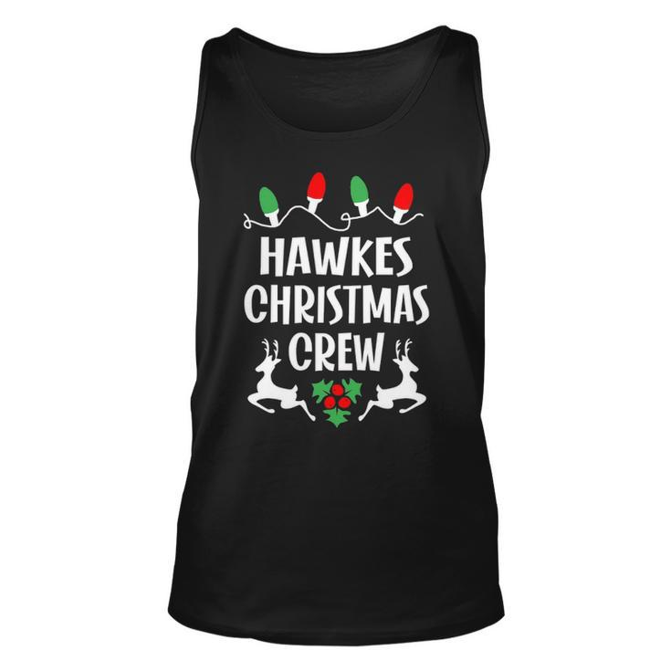 Hawkes Name Gift Christmas Crew Hawkes Unisex Tank Top