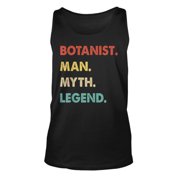 Herren Botaniker Mann Mythos Legende Tank Top