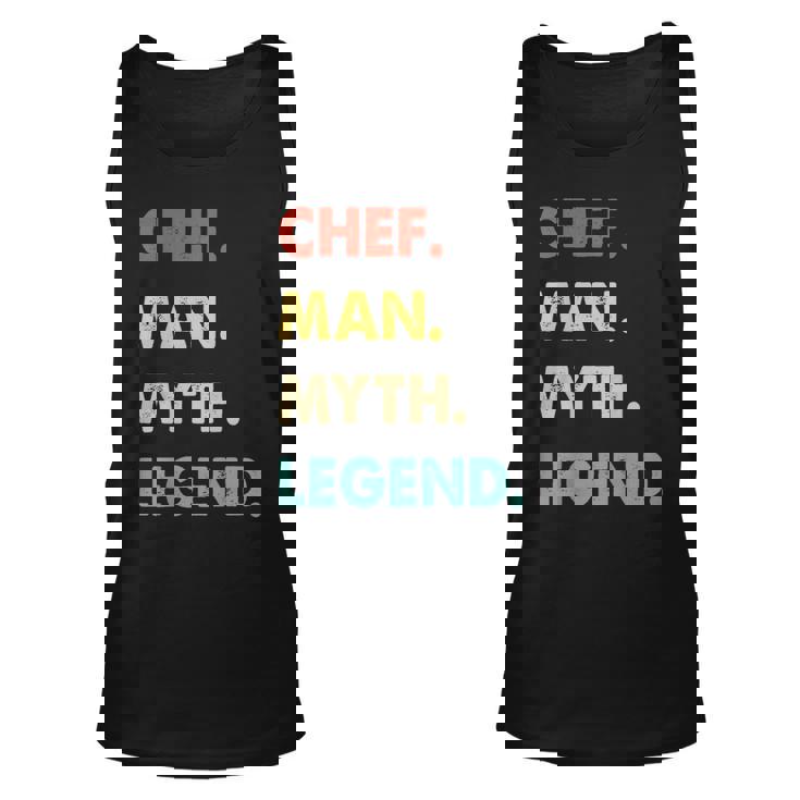 Herren Chef Mann Mythos Legende Tank Top