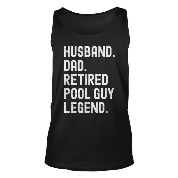 Herren Ehemann Vater Pool Guy Legend Im Ruhestand Tank Top