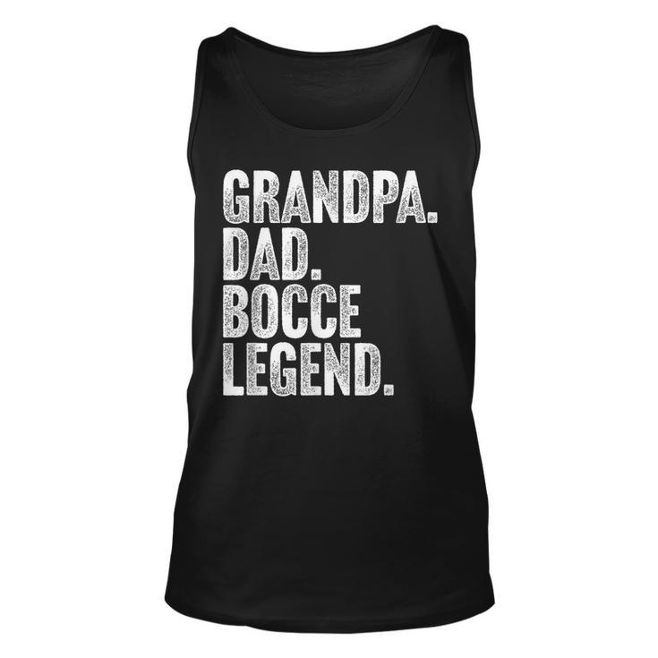 Herren Grandpa Dad Bocce Legend Opa Papa Boccia Legende Tank Top