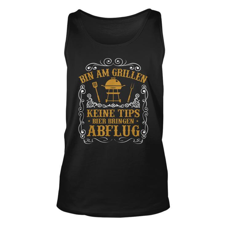 Herren Grill Barbecue Spruch Bbq Mir Reichts Ich Geh Grillen Tank Top