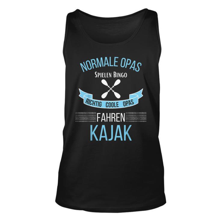 Herren Kajak Opa Paddel Wassersport Kanu Kayak Kajakfahrer Tank Top