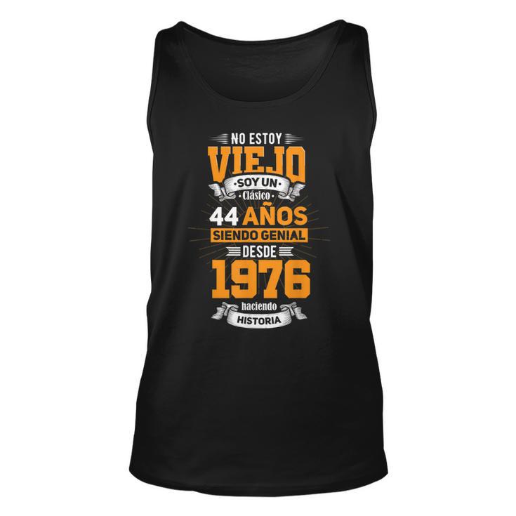 Herren Unisex TankTop zum 44. Geburtstag Spanisch, Papa 2020 Edition