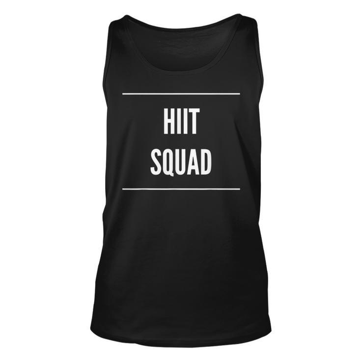 Hiit Squad  Novelty Gym Workout Gift Unisex Tank Top