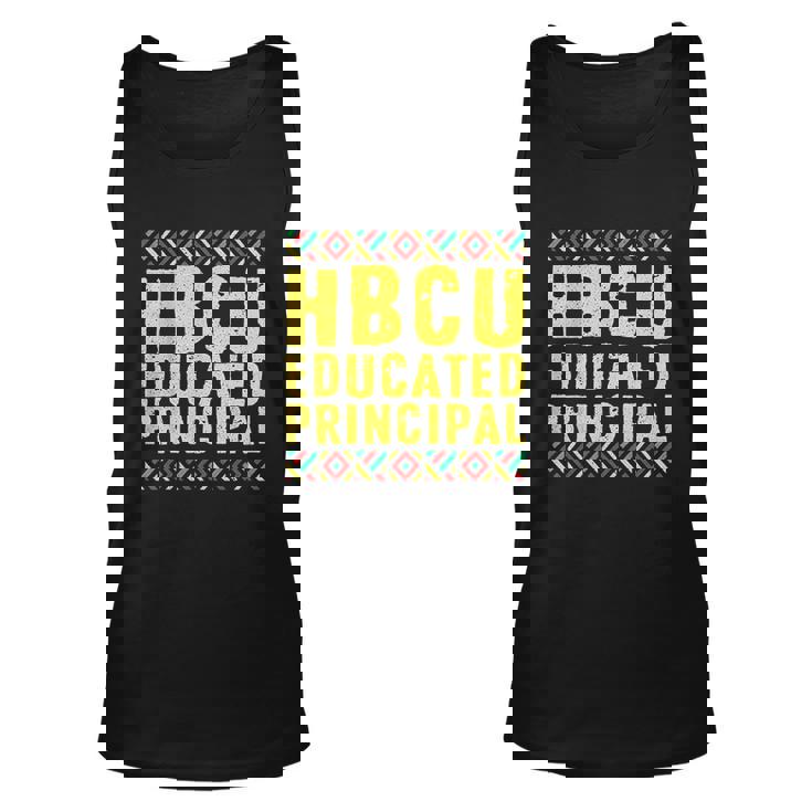 Historical Black College Alumni Gift HBCU Educated Principal Men Women Tank Top Graphic Print Unisex
