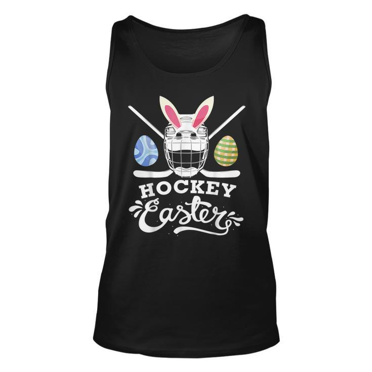 Hockey Easter Funny Easter Day Ice Hockey Player Unisex Tank Top