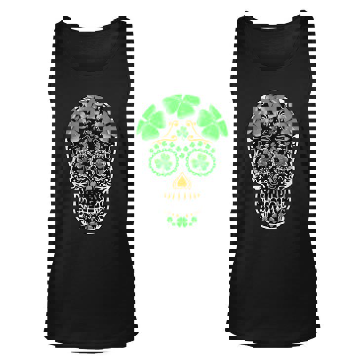 Holiday Sugar Skull Shirt Mexican Holiday Skull Shirt Unisex Tank Top