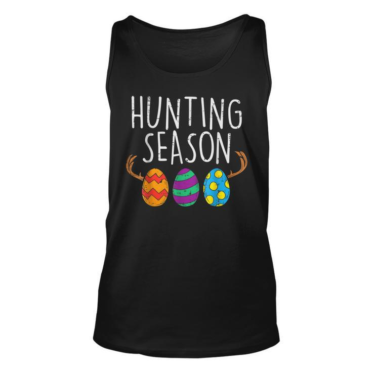 Hunting Season Eggs Deer Funny Easter Day Egg Hunt Hunter  Unisex Tank Top
