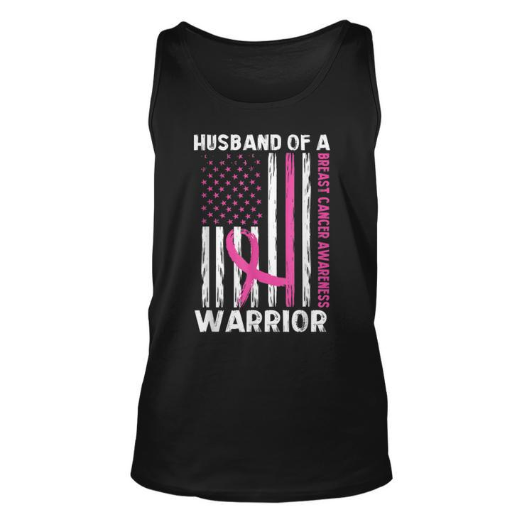 Husband Of A Warrior Breast Cancer Awareness Support Squad Unisex Tank Top