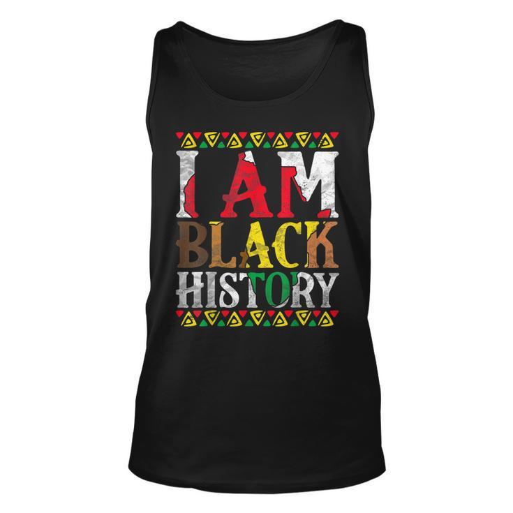 I Am Black History - Black History Month & Pride  Unisex Tank Top