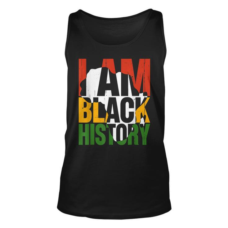 I Am Black History Month African American Pride Celebration  V21 Unisex Tank Top