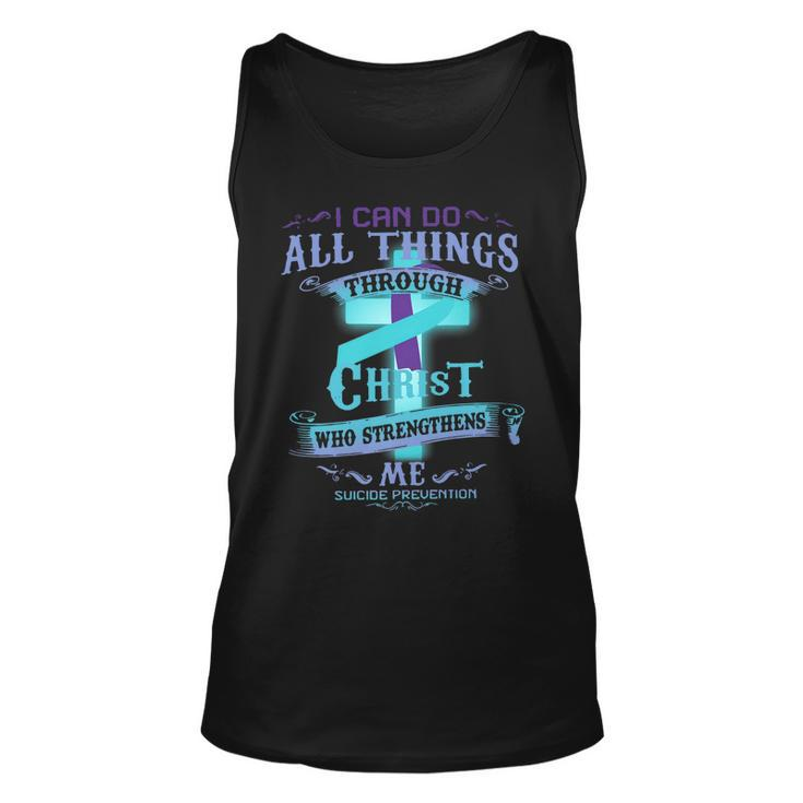 I Can Do All Things Through Christ Who Strengthens Me Nurse   V3 Unisex Tank Top