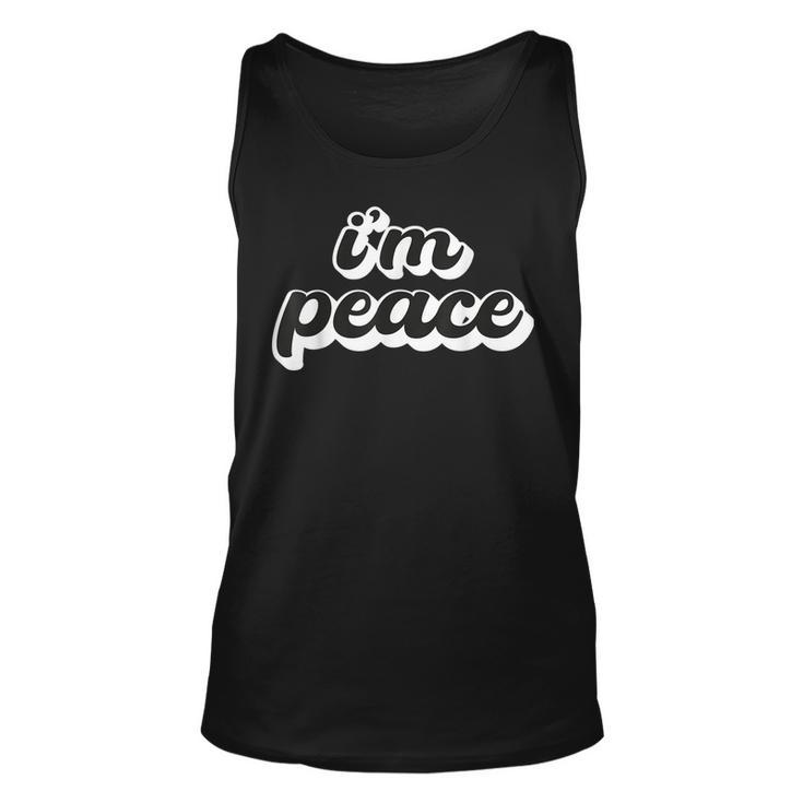I Come In Peace - Im Peace Apparels Funny Couples Matching  Unisex Tank Top