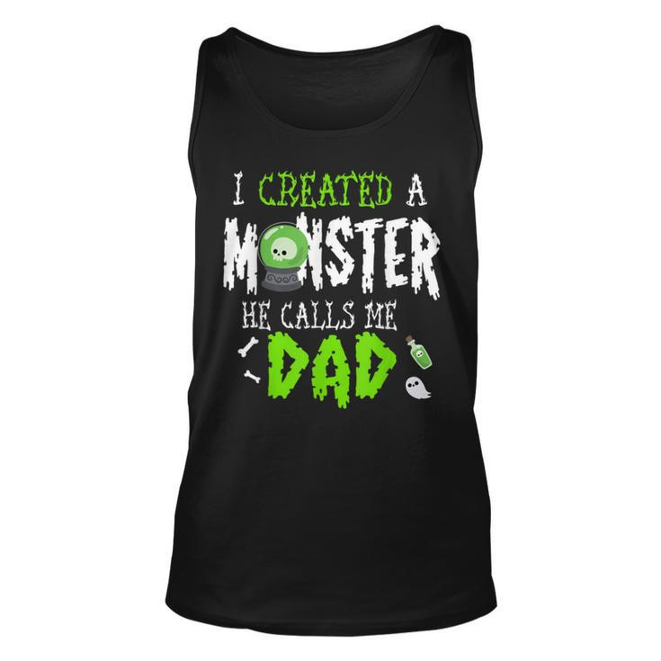 I Created A Monster Halloween Costume Tee For Dad From Son Unisex Tank Top