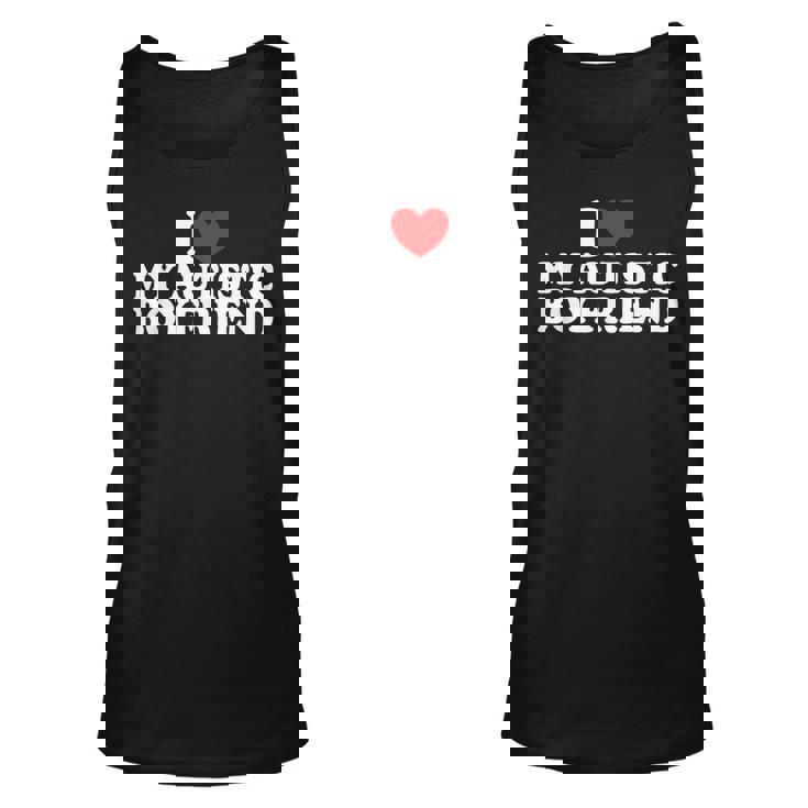 I Heart My Autistic Boyfriend I Love My Autistic Boyfriend Unisex Tank Top