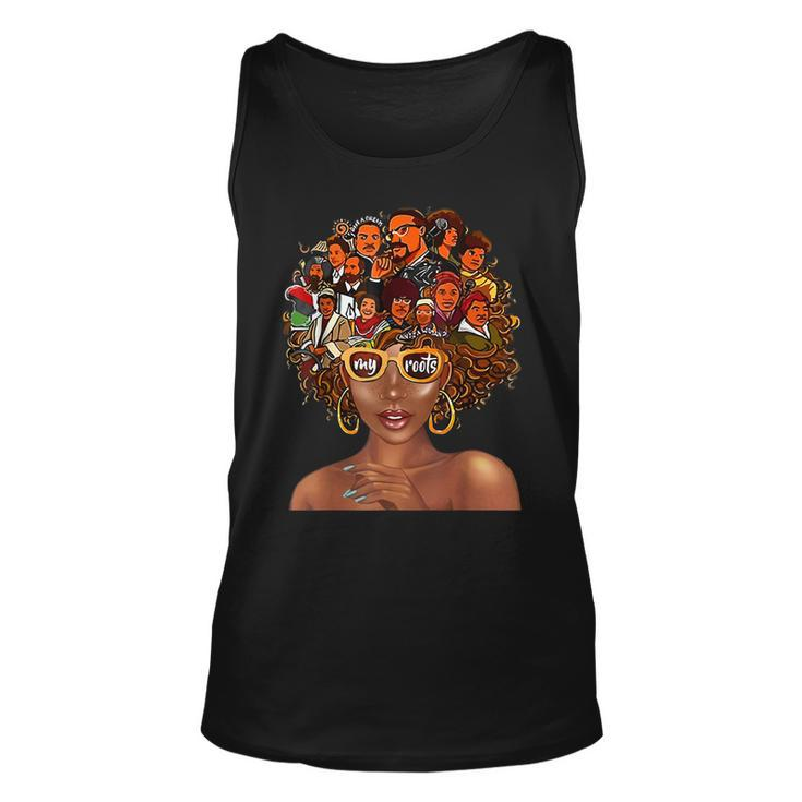 I Love My Roots Back Powerful History Month Pride Dna  V2 Unisex Tank Top