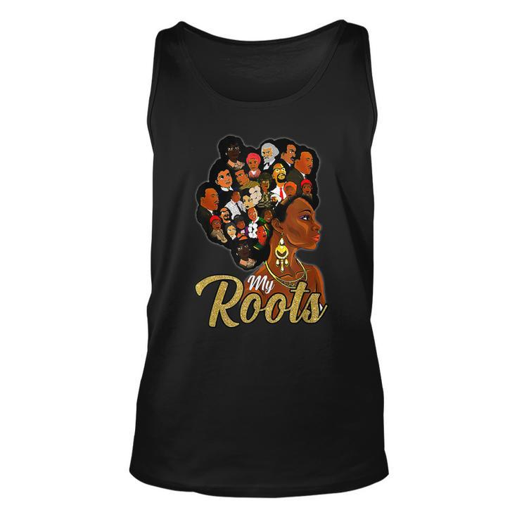 I Love My Roots Black Powerful History Month Pride Dna  V2 Unisex Tank Top