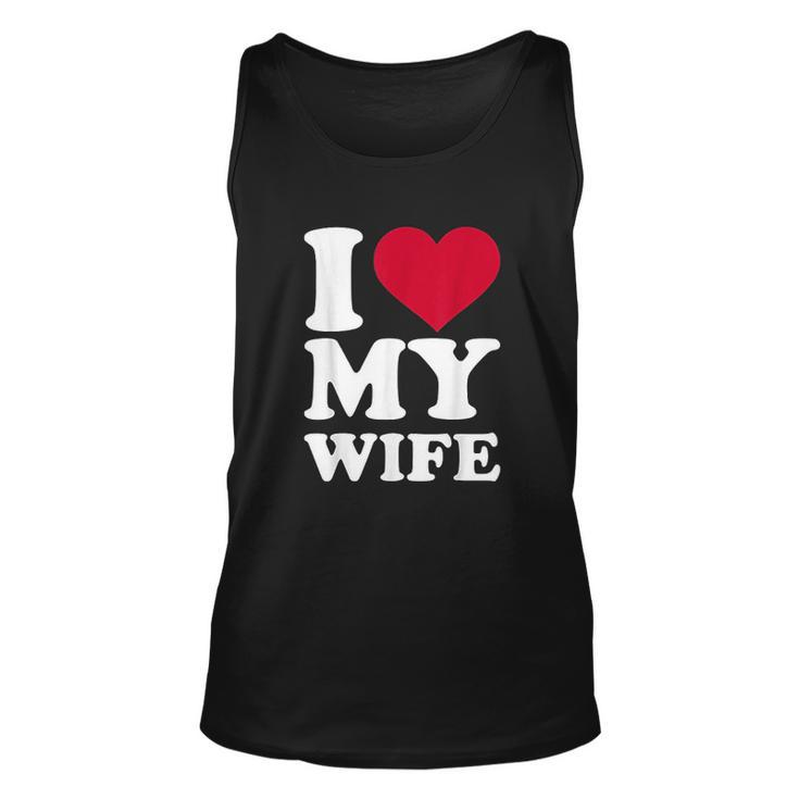 I Love My Wife V2 Men Women Tank Top Graphic Print Unisex