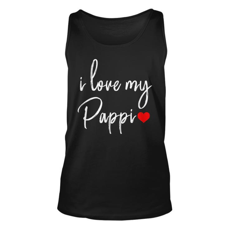 I Love You My Pappi Best Dad Daddy Day Unisex Tank Top