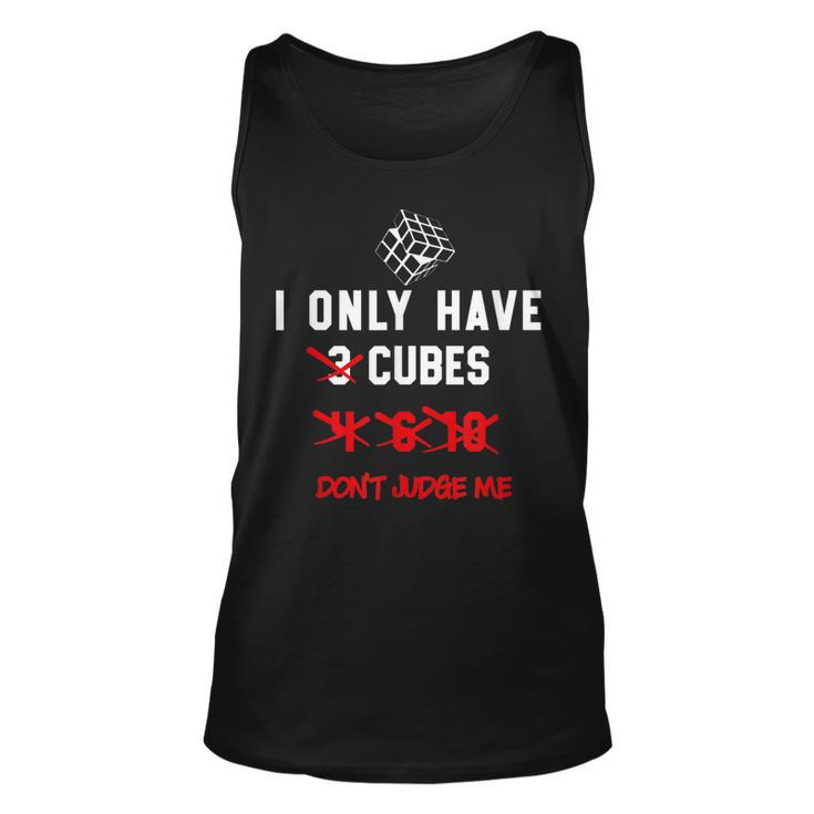 I Only Want Puzzle Cube Funny Speed Cubing Youth Math  Unisex Tank Top