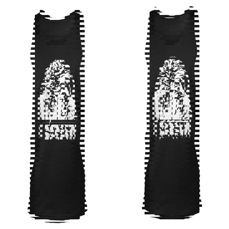 I Scream Halloween Costume For Iscream Lovers  Unisex Tank Top