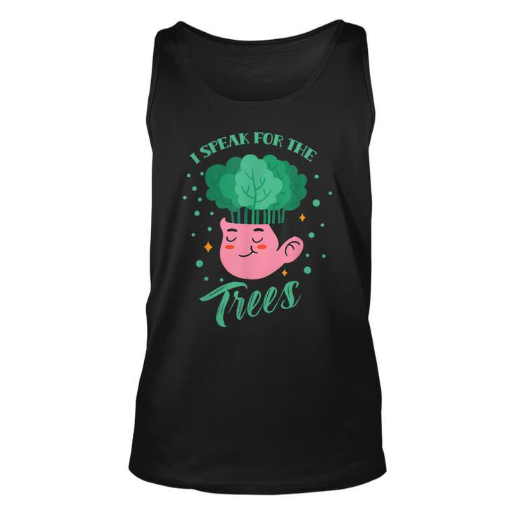 I Speak For The Trees Save Nature Earth Day Conservation  Unisex Tank Top