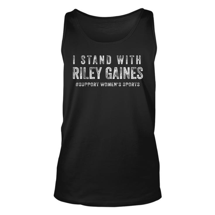 I Stand With Riley Gaines  Unisex Tank Top
