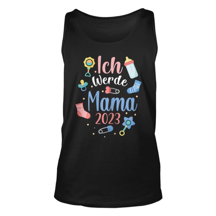 Ich Werde Mama 2023 Unisex TankTop, Süßes Outfit für werdende Mütter