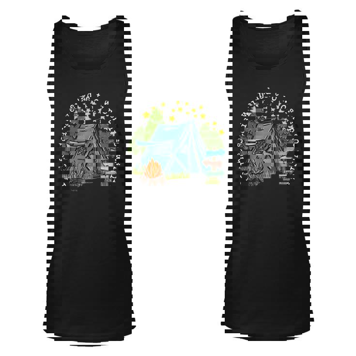 If The Stars Were Made To Worship So Will I Camping Unisex Tank Top