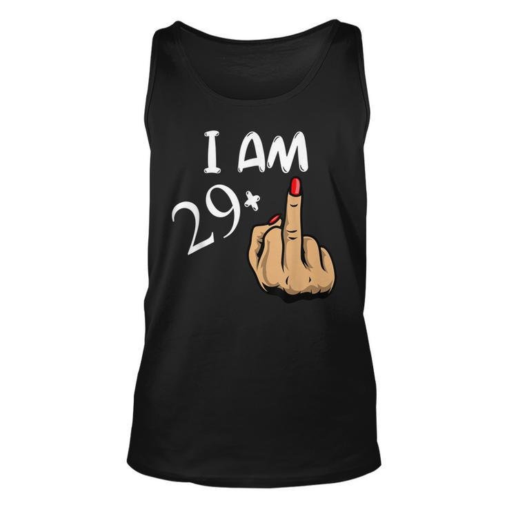 Im 29 Plus Middle Finger Funny 30Th Birthday  Unisex Tank Top