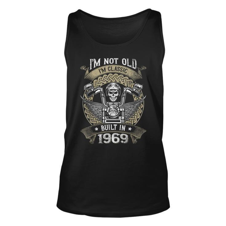 Im Not Old Im Classic Built 1969 Motorcycle 54Th Birthday  Unisex Tank Top