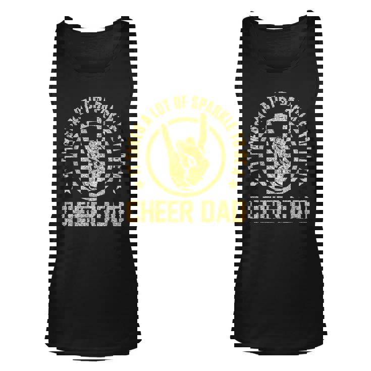 It Takes A Lot Of Sparkle To Be A Cheer DadUnisex Tank Top