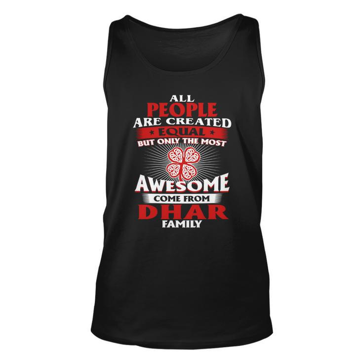 Its A Dhar Thing You Wouldnt Understand - Name Custom T-Shirts Men Women Tank Top Graphic Print Unisex