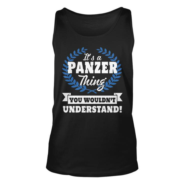 Its A Panzer Thing You Wouldnt Understand  Panzer   For Panzer A Unisex Tank Top