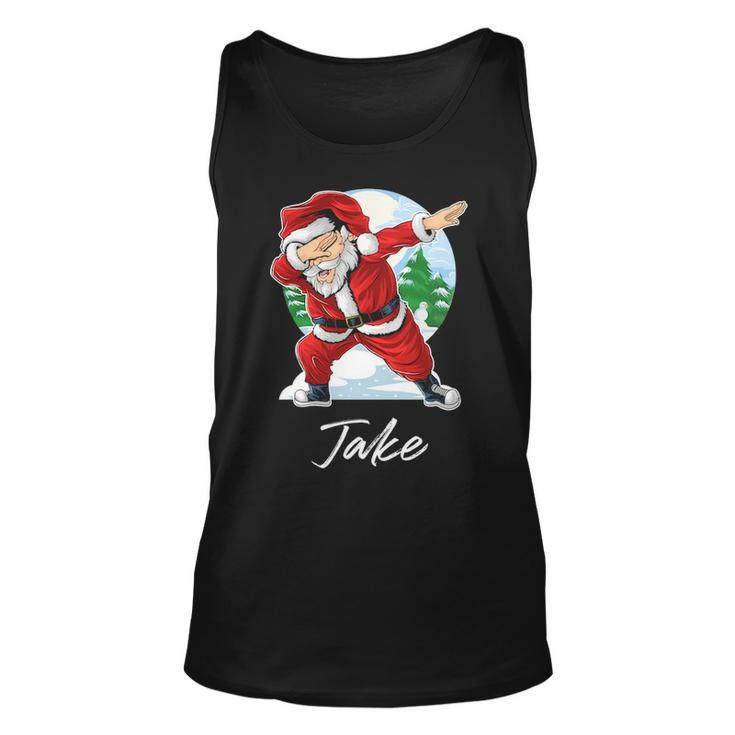 Jake Name Gift Santa Jake Unisex Tank Top