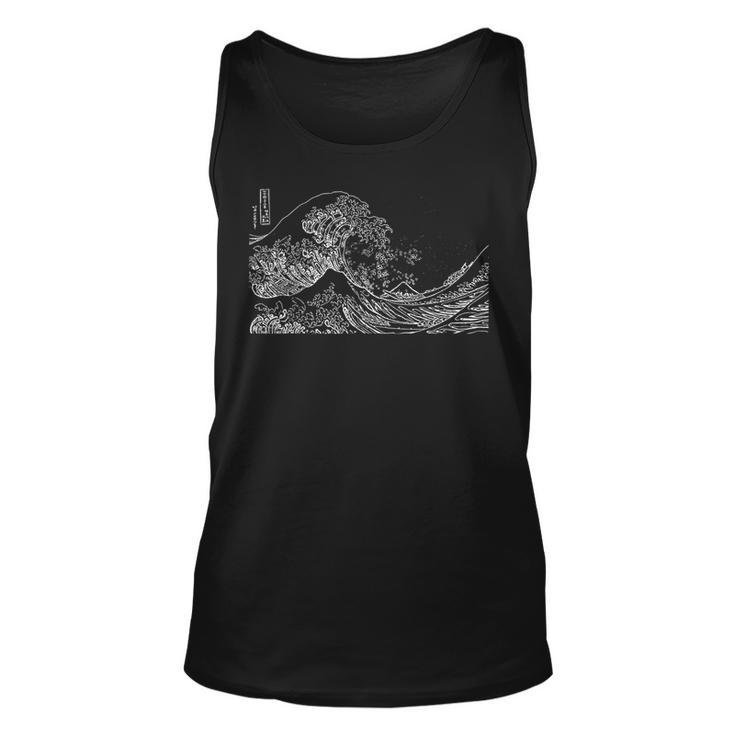 Japanese Wave Ocean Traditional Japan Graphic  Unisex Tank Top