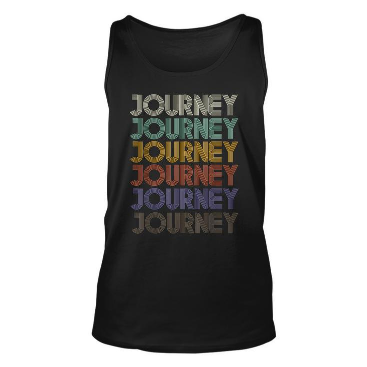 Journey First Name Retro Vintage 90S Stylet  Unisex Tank Top