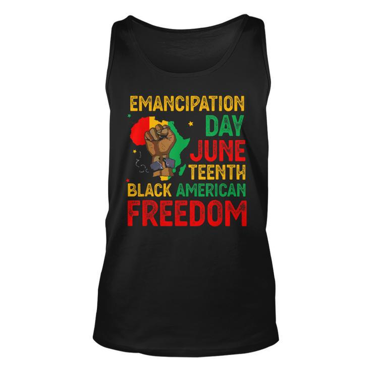 Junenth Emancipation Day Black American Freedom  Unisex Tank Top