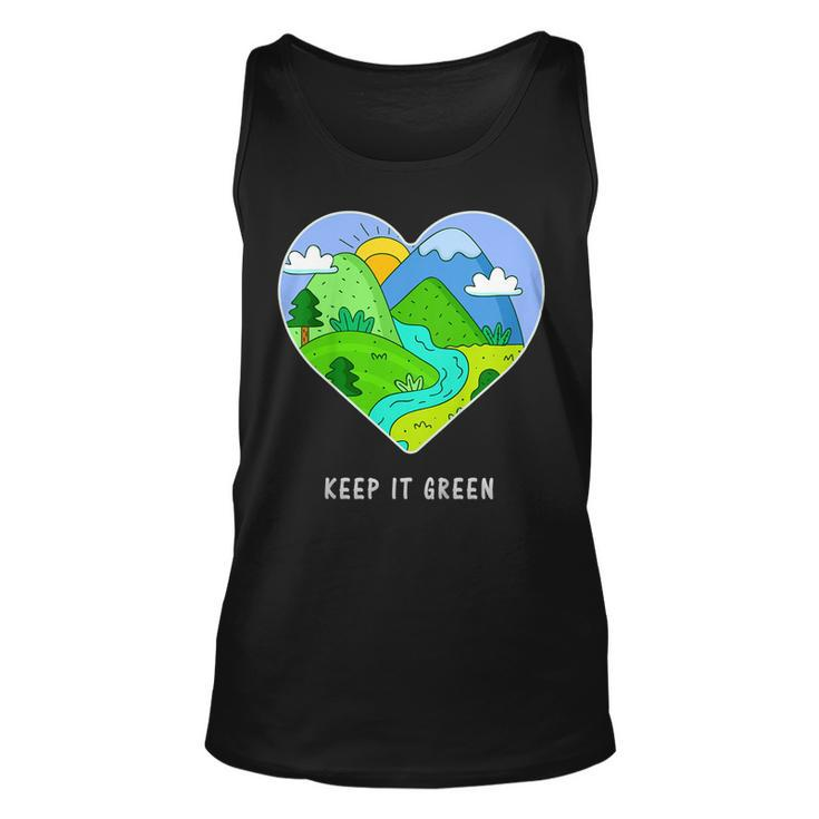Keep It Green Save The Planet Shirt Earth Day 2019 Idea Tank Top