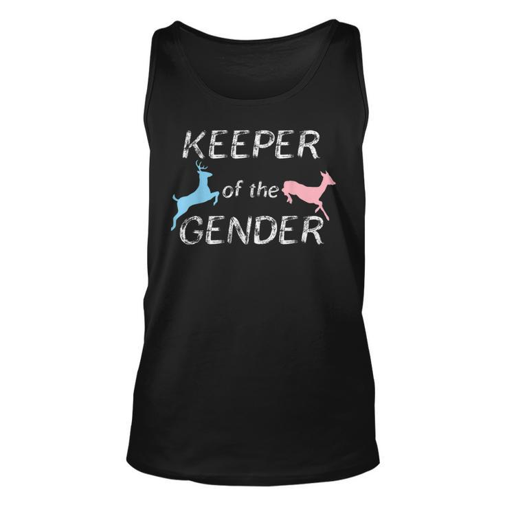 Keeper Of The Gender Reveal Buck Or Doe Party Idea  Unisex Tank Top