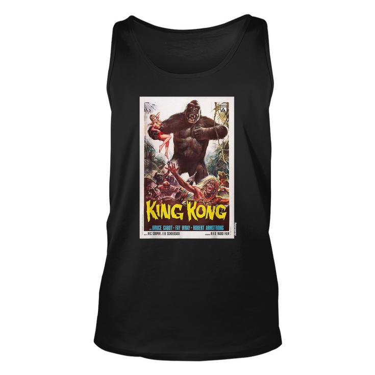 King Kong Movie Poster  Vintage Unisex Tank Top