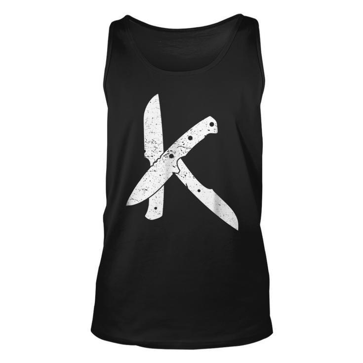 Knife Thursday Custom Fixed Blade Knife Tee Shirt Unisex Tank Top